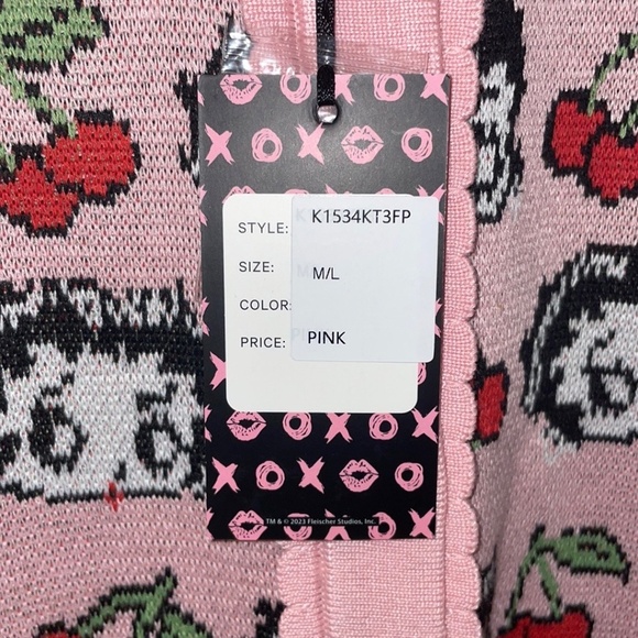Betty Boop Retro Vintage Sweater - Picture 4 of 4